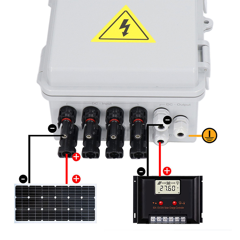 Kotak Penggabung DC 1000V 3 In 1 Keluar