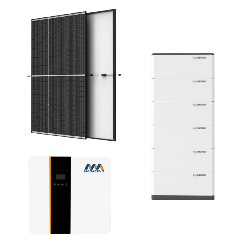 Kit Fotovoltaik 6KW dengan penyimpanan 15KWh