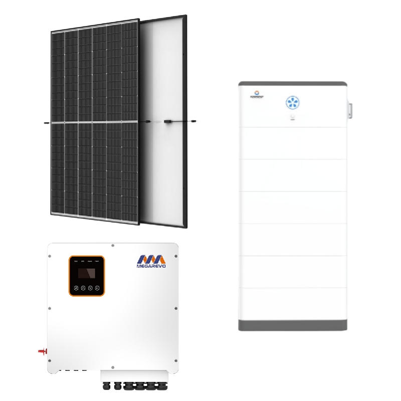 Kit Fotovoltaik 8KW dengan penyimpanan 10KWh