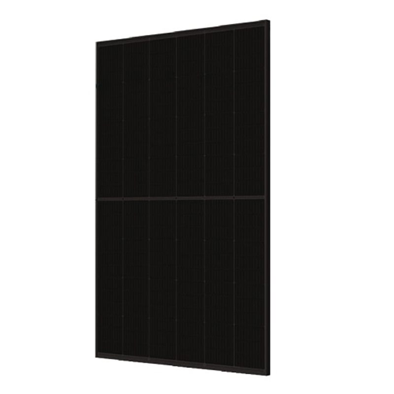 JASolar 435W JAM54D41 Panel Surya Kaca Bifacial Hitam Penuh